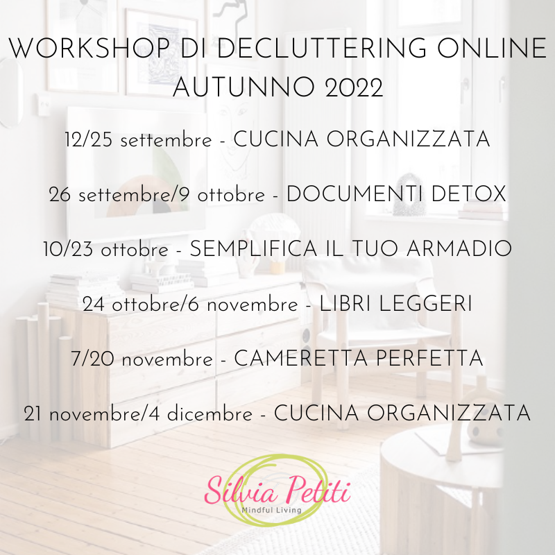 Workshop autunno 2022